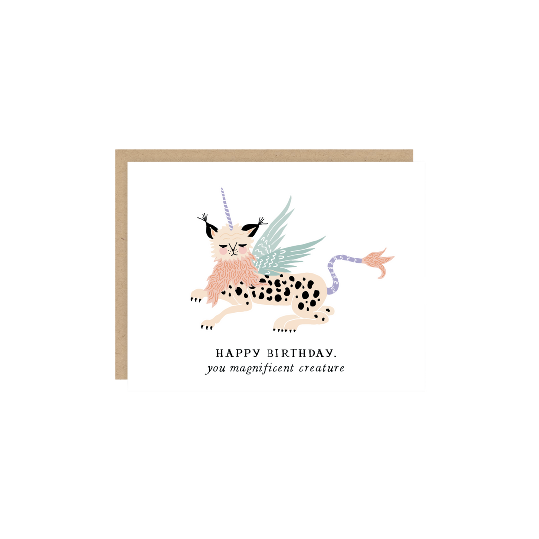 Birthday Creature Card