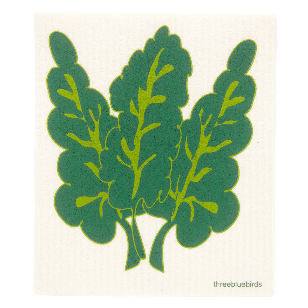Kale Swedish Dishcloth