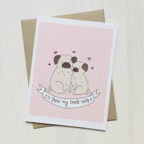 I'll Share My Treats With You Greeting Card