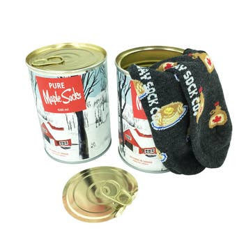 Maple Socks in a Can
