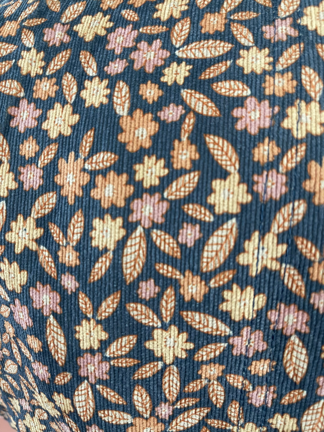 Fall Foliage Print Overall