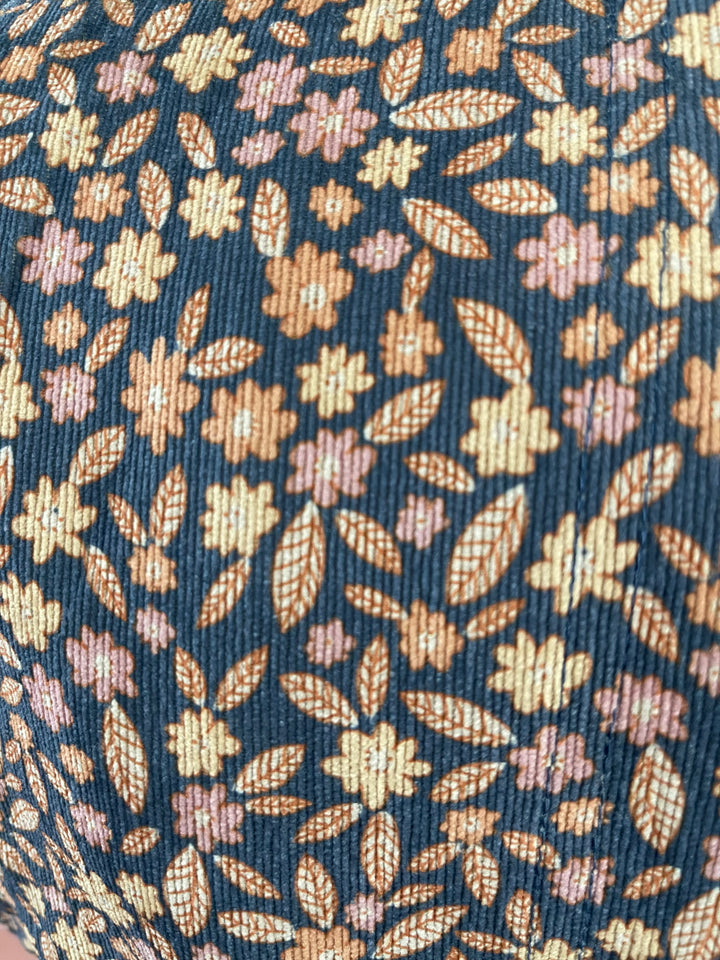 Fall Foliage Print Overall