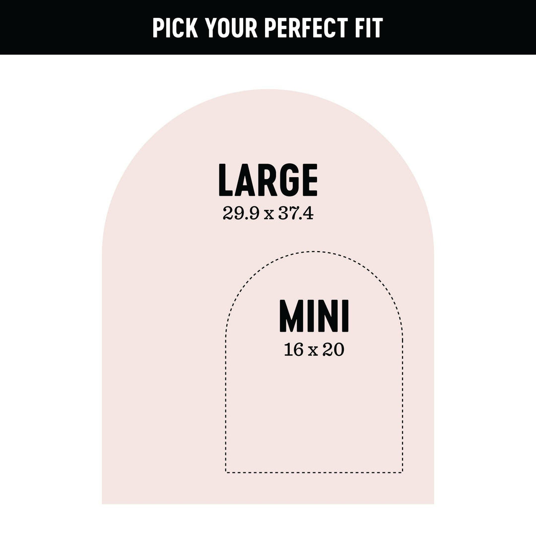 Blush Mini Arch Magnetic Wall Decal