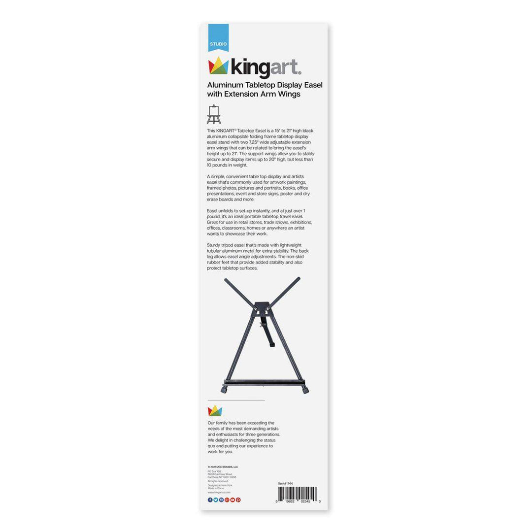 KINGART Aluminum Tabletop Easel