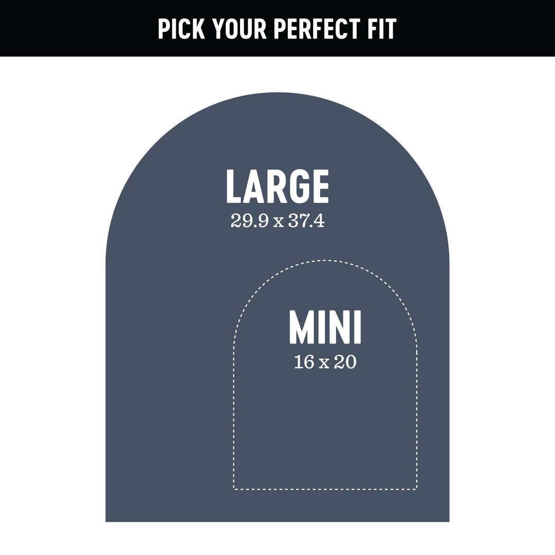 Navy Mini Arch Magnetic Wall Decal