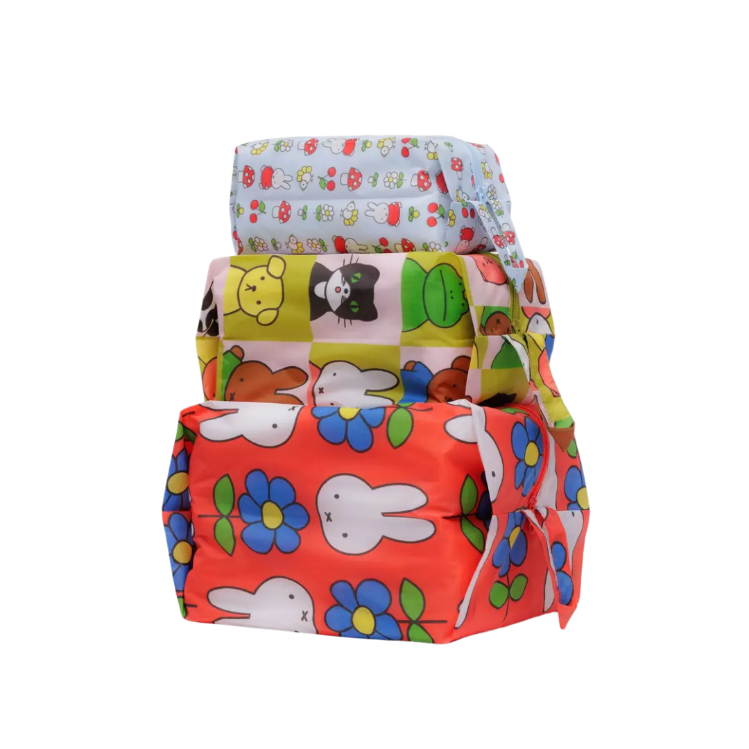 3D Zip Pouch Set