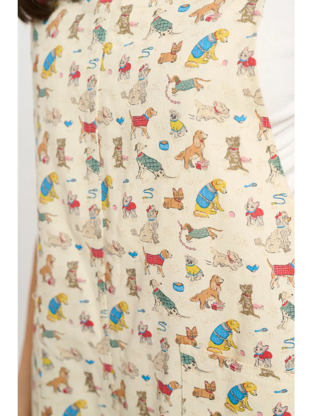 Dogs On Vacation Print Overalls
