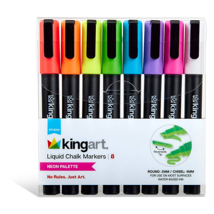 Liquid Chalk Markers 8 Neon Colors