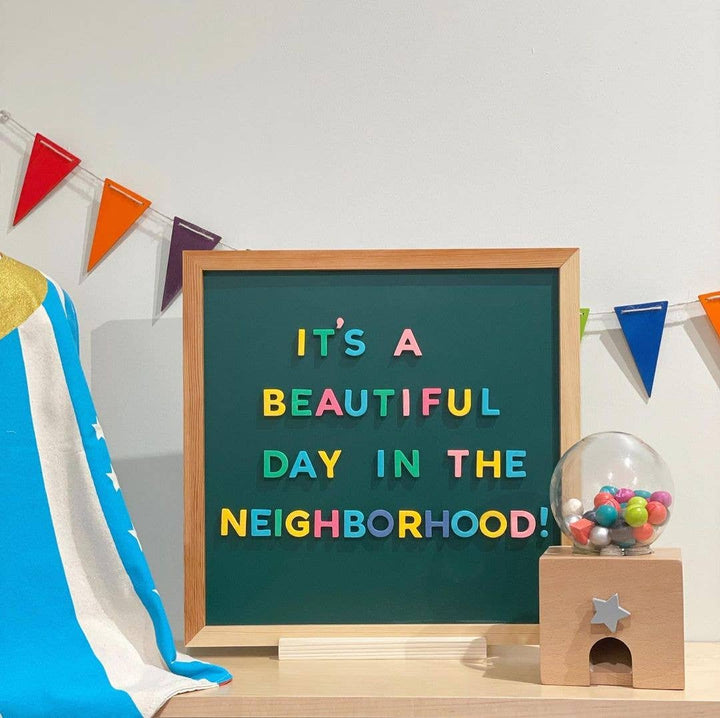 1" 200pc Rainbow Prep Magnetic Letters