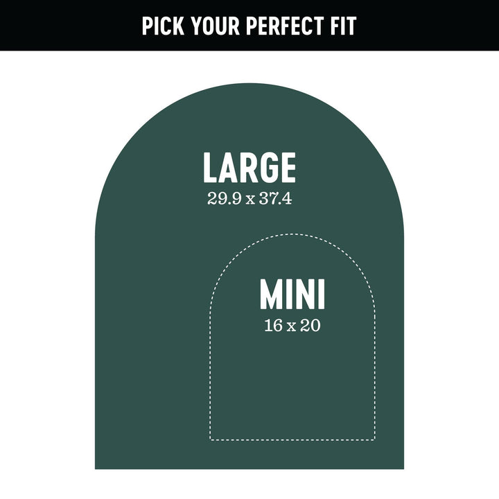 Green Mini Arch Magnetic Wall Decal