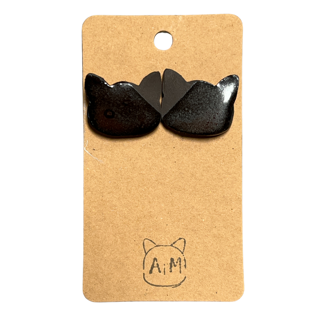 Ceramic Kitty Studs - Assorted