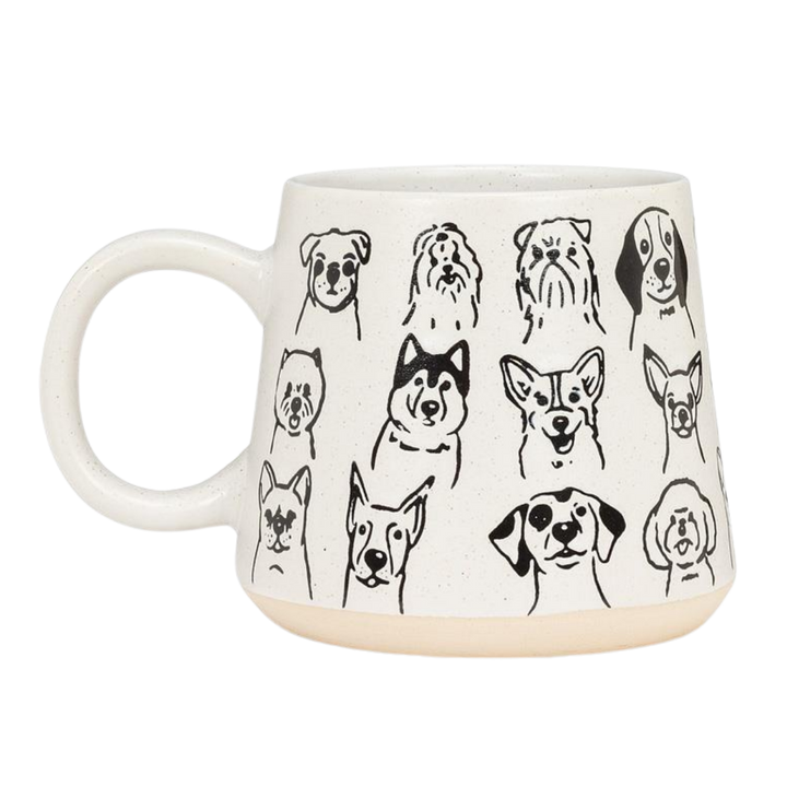 Oversized Mug with Dogs