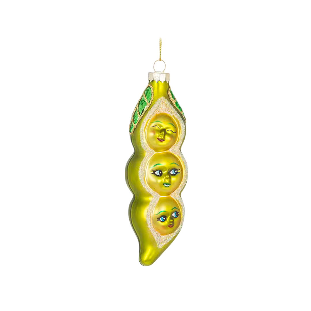 Triple Peas in a Pod Ornament