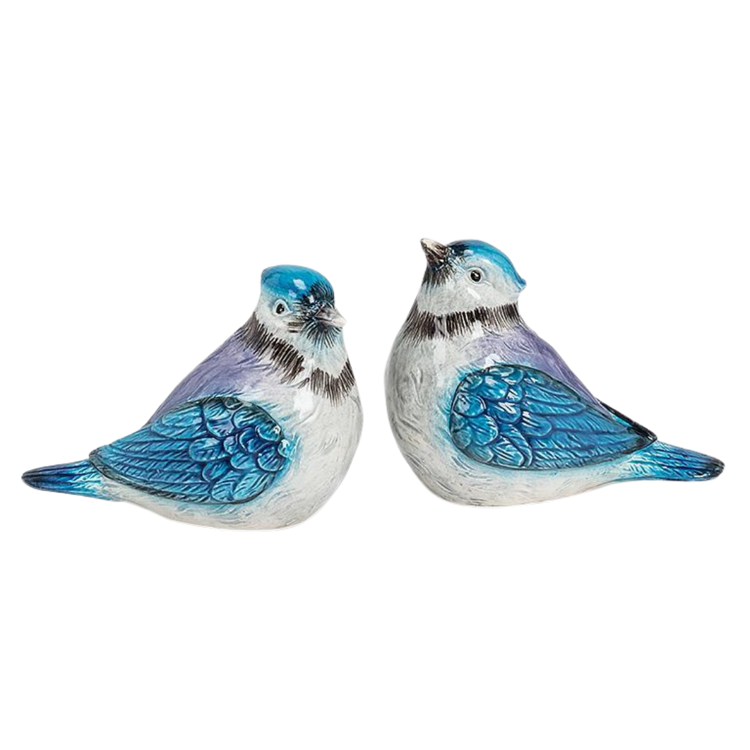 Blue Jay Salt & Pepper Shakers