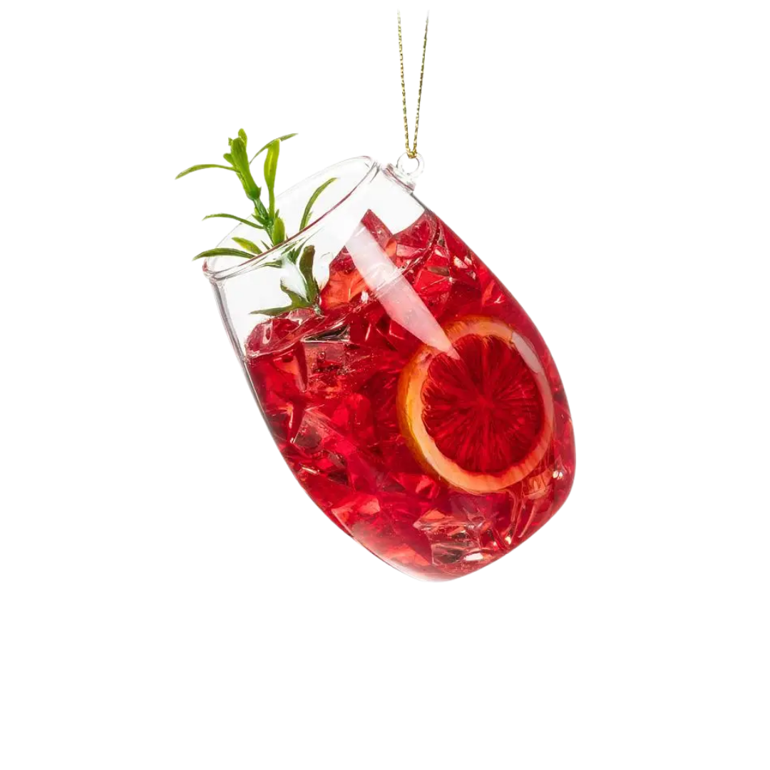 Glass of Sangria Ornament