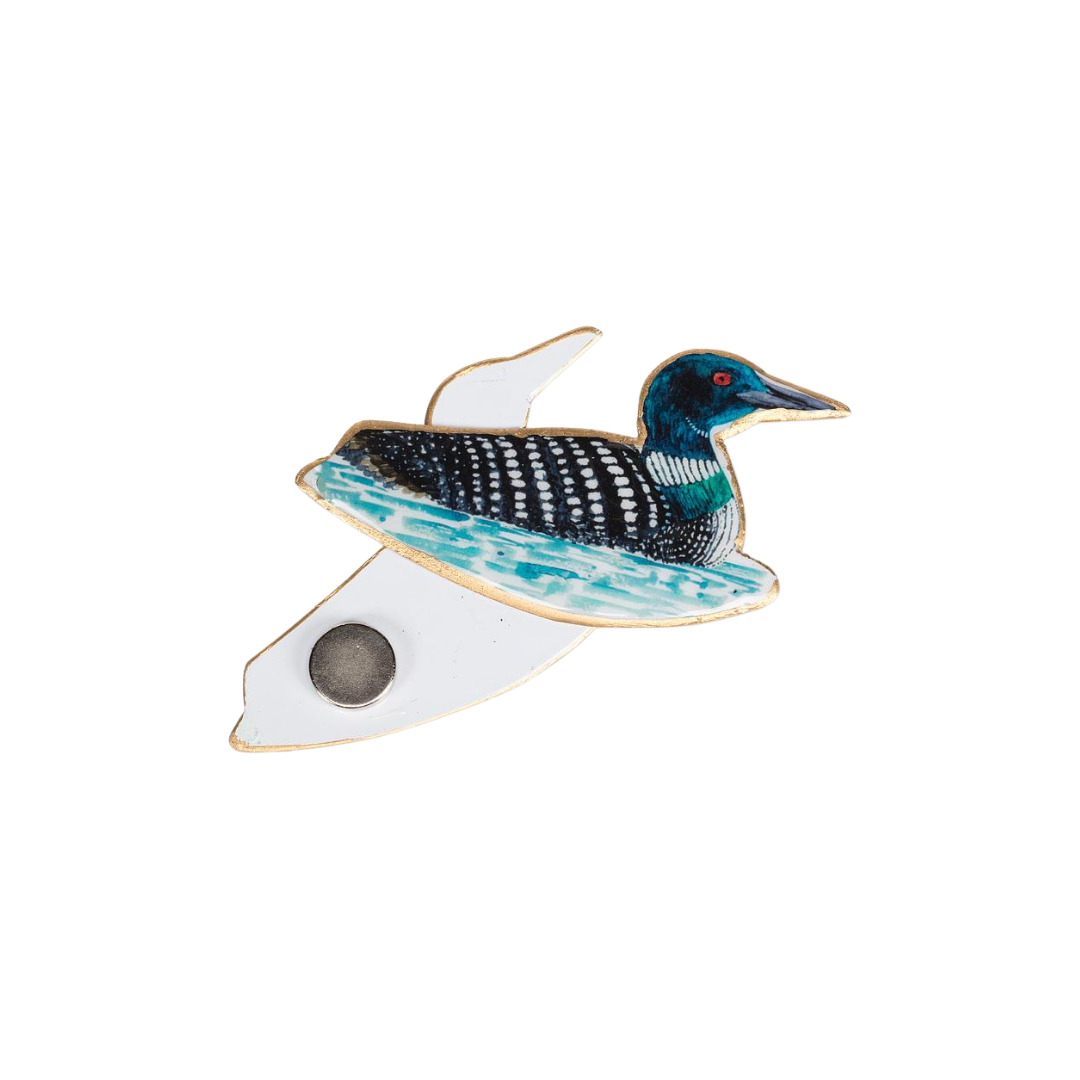 Loon 2 Sided Magnet