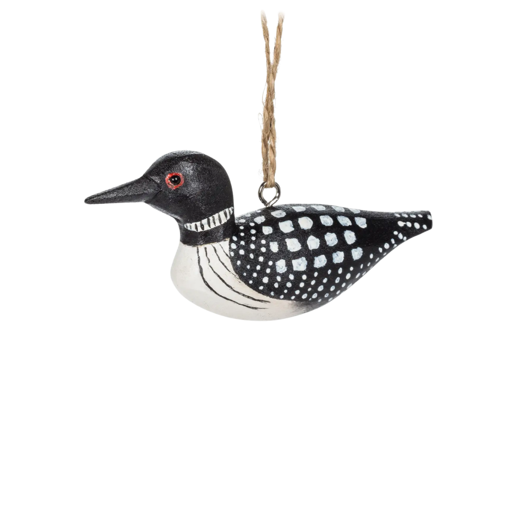 Loon Carved Ornament