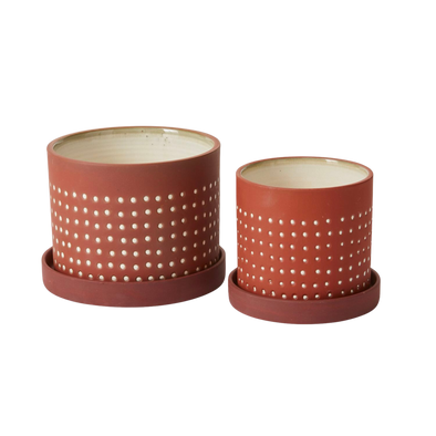 Salamanca Red Clay Pot with Drainage