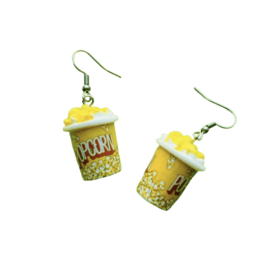 Popcorn Bucket Earrings