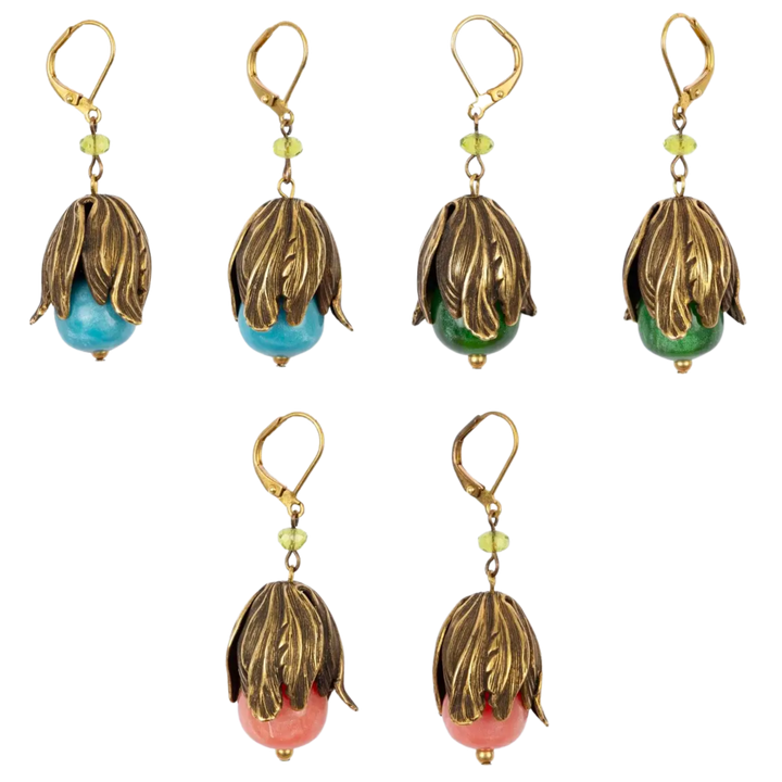 Vintage Tulip Earrings