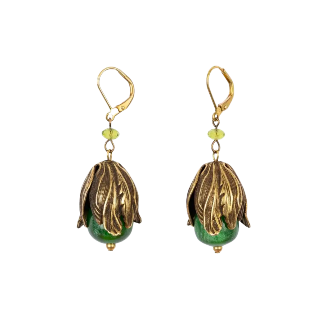 Vintage Tulip Earrings