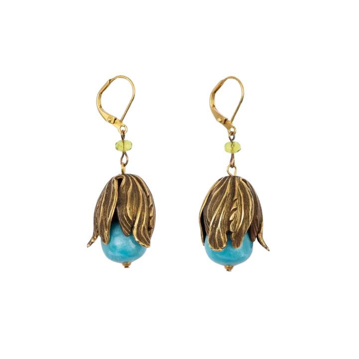 Vintage Tulip Earrings