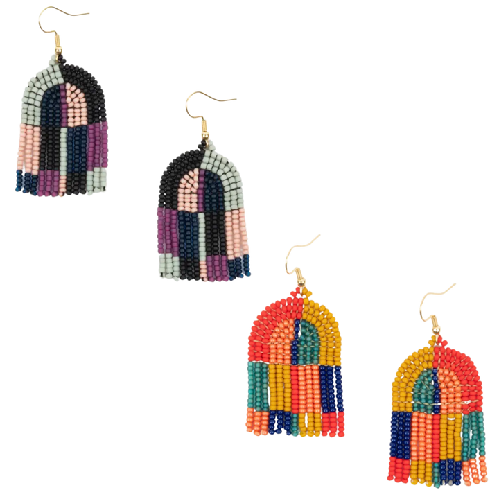 Patchwork Arco Earrings
