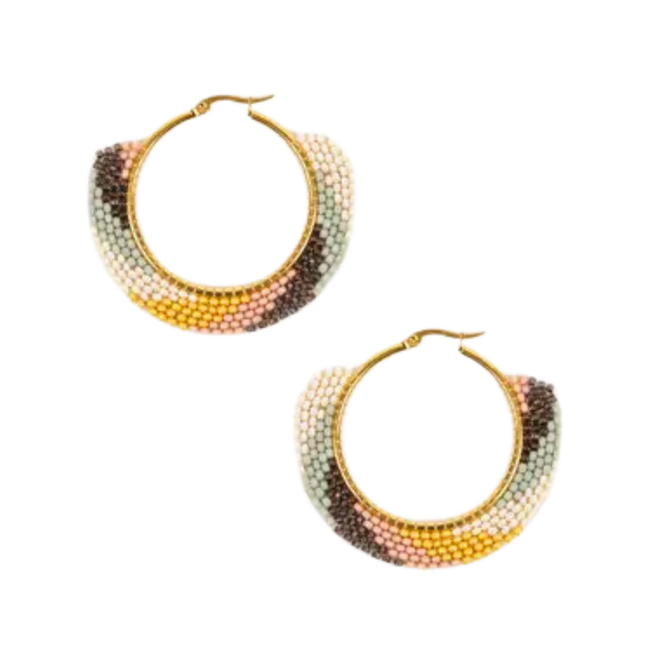 Swirl Hoop Earrings