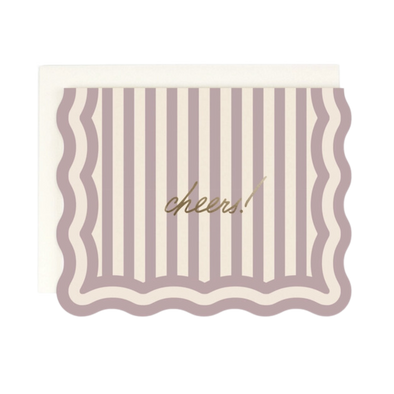 Cheers! Striped Card