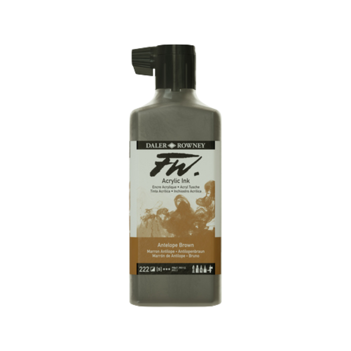 FW Liquid Acrylic Ink 6oz - Antelope Brown