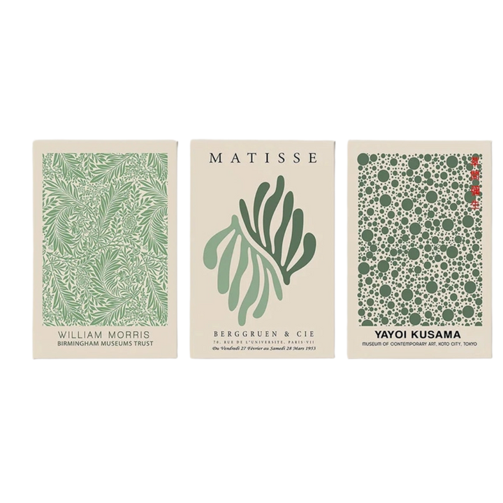 Sage Green Matisse Art Print 18x24
