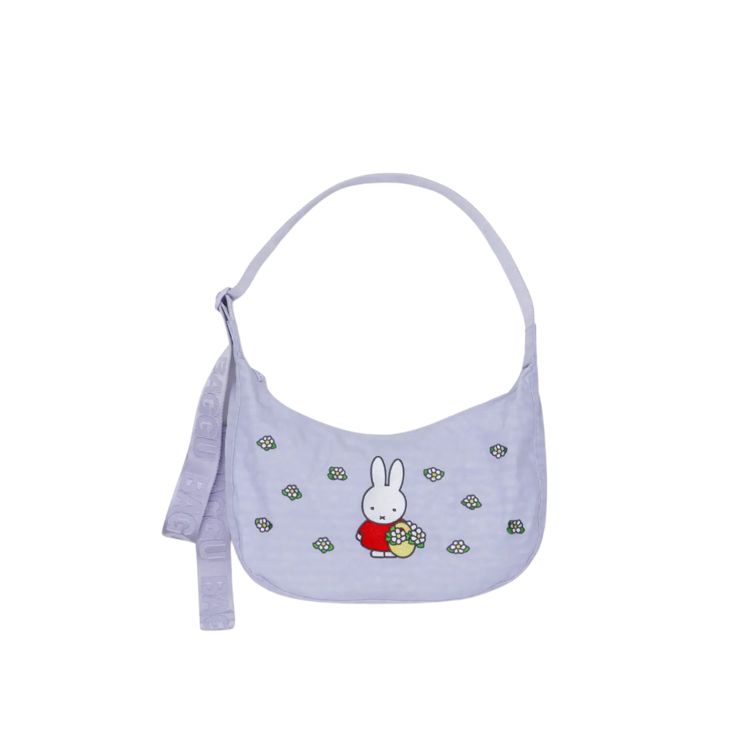 Medium Nylon Crescent Bag