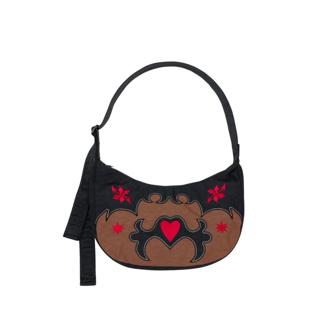 Medium Nylon Crescent Bag