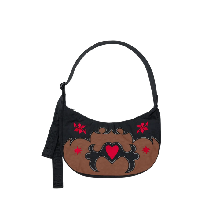 Medium Nylon Crescent Bag