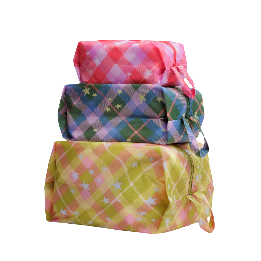 3D Zip Pouch Set