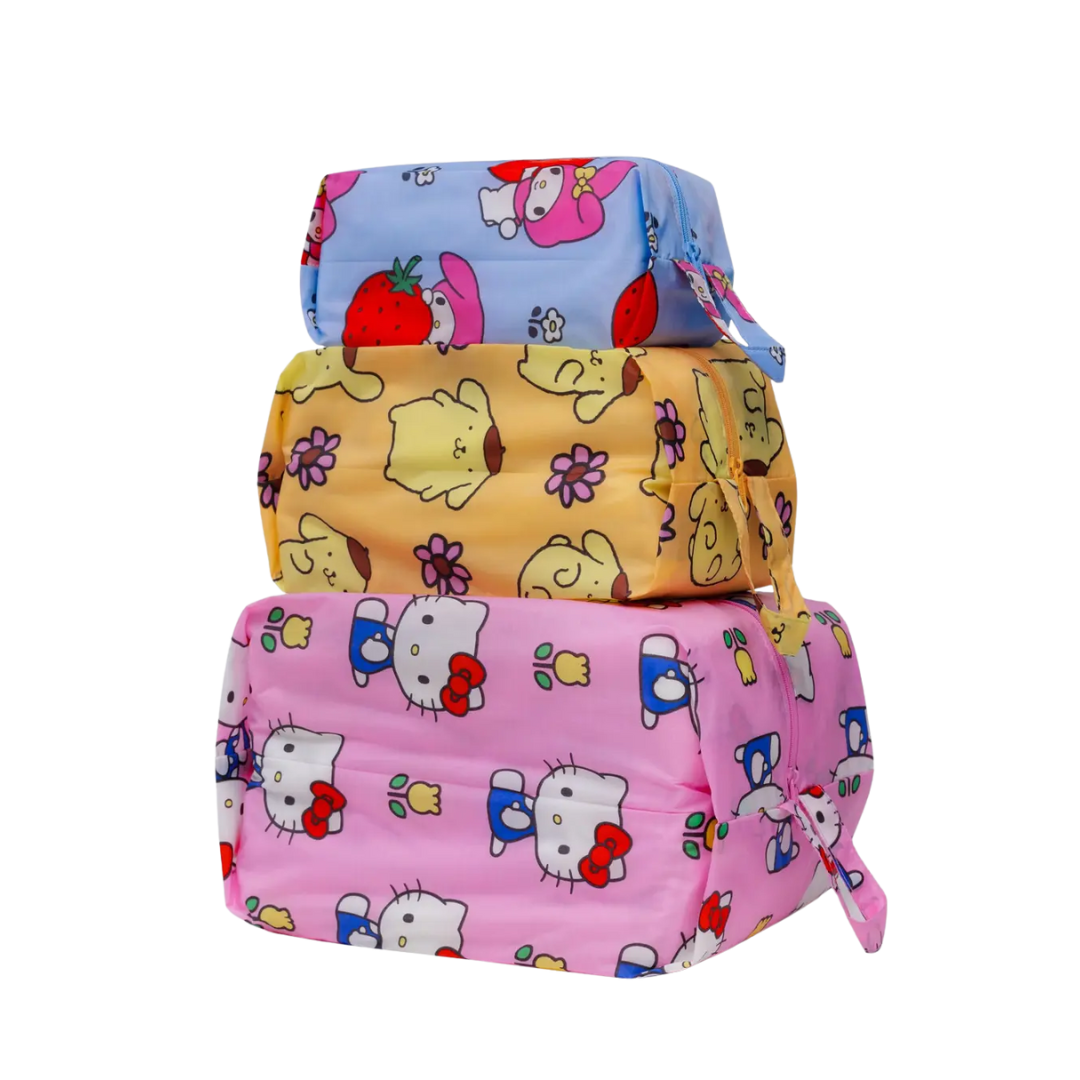 3D Zip Pouch Set
