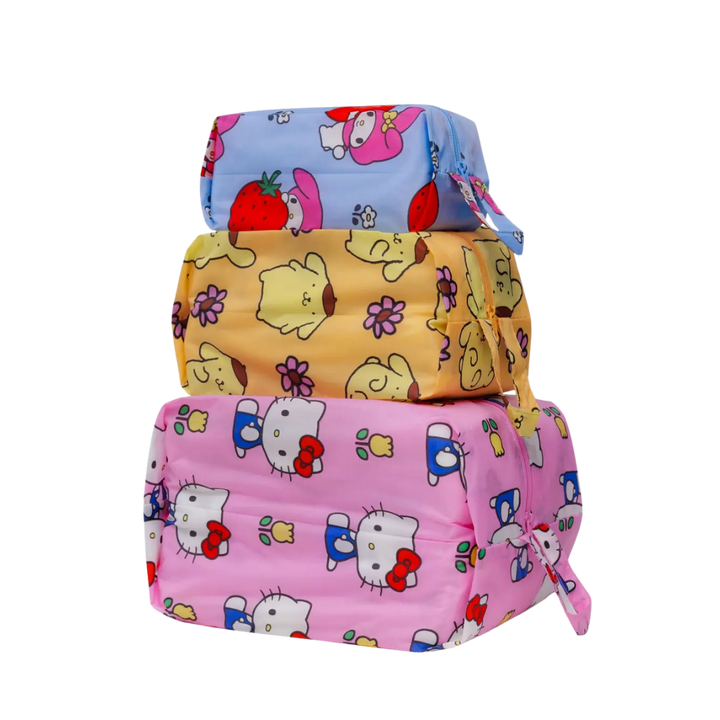 3D Zip Pouch Set