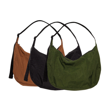 Large Nylon Crescent Bag