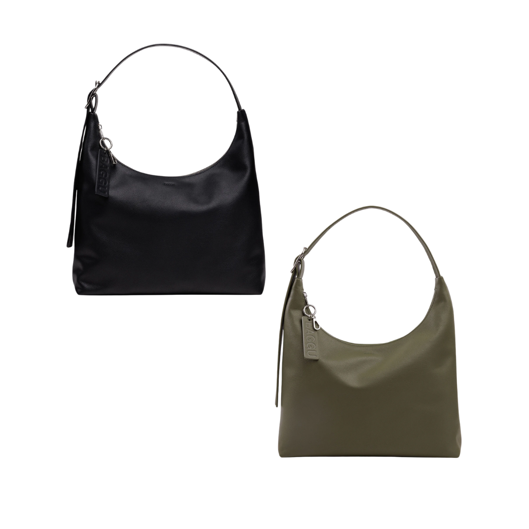 Recycled Leather Shoulder Bag