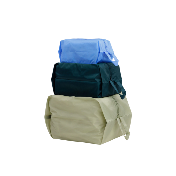 3D Zip Pouch Set