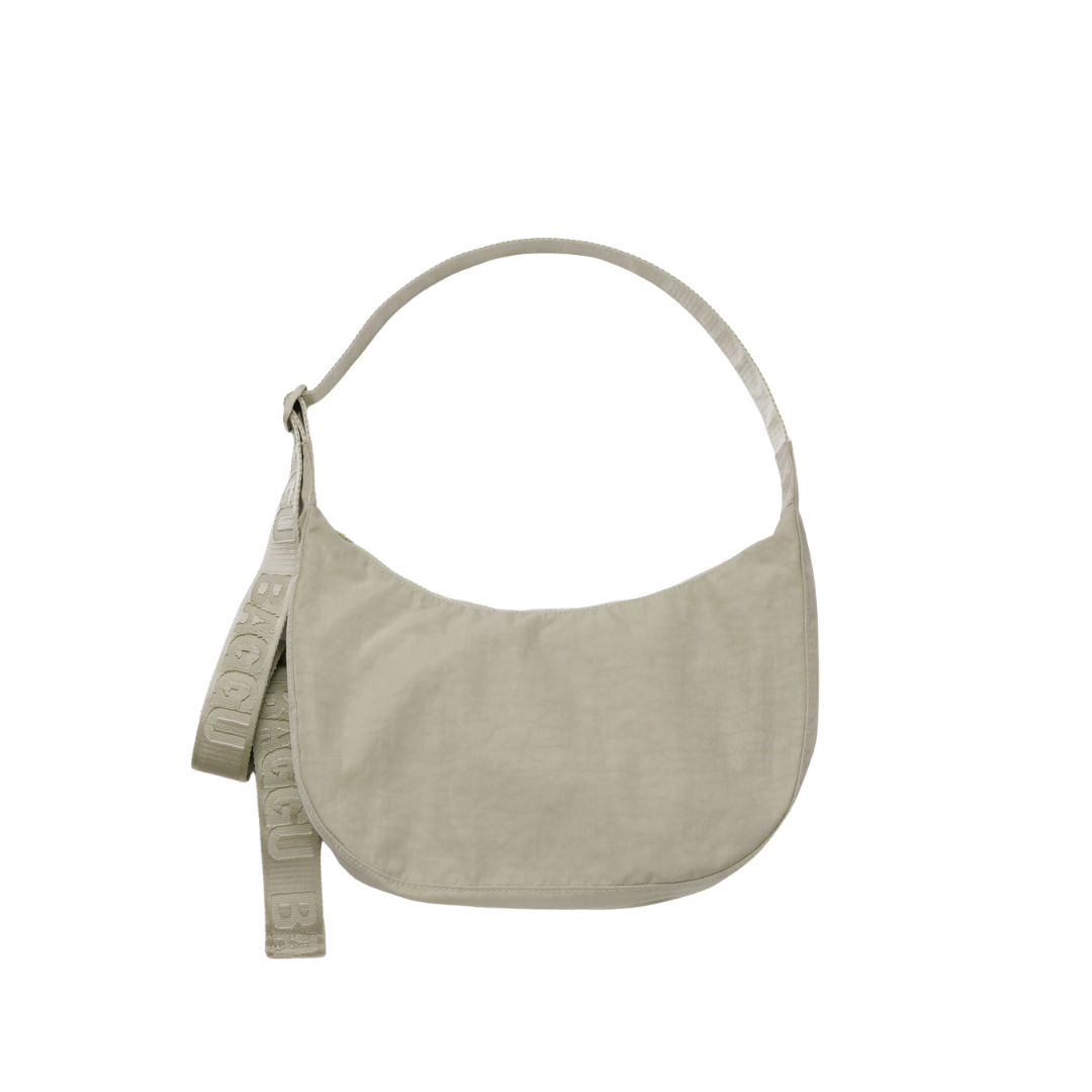 Medium Nylon Crescent Bag