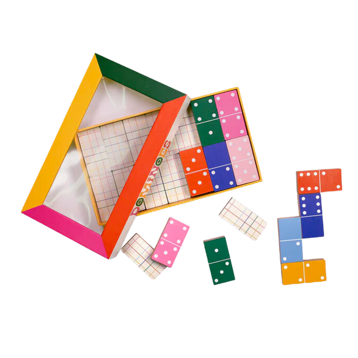 Game Night! Colorblock Dominoes