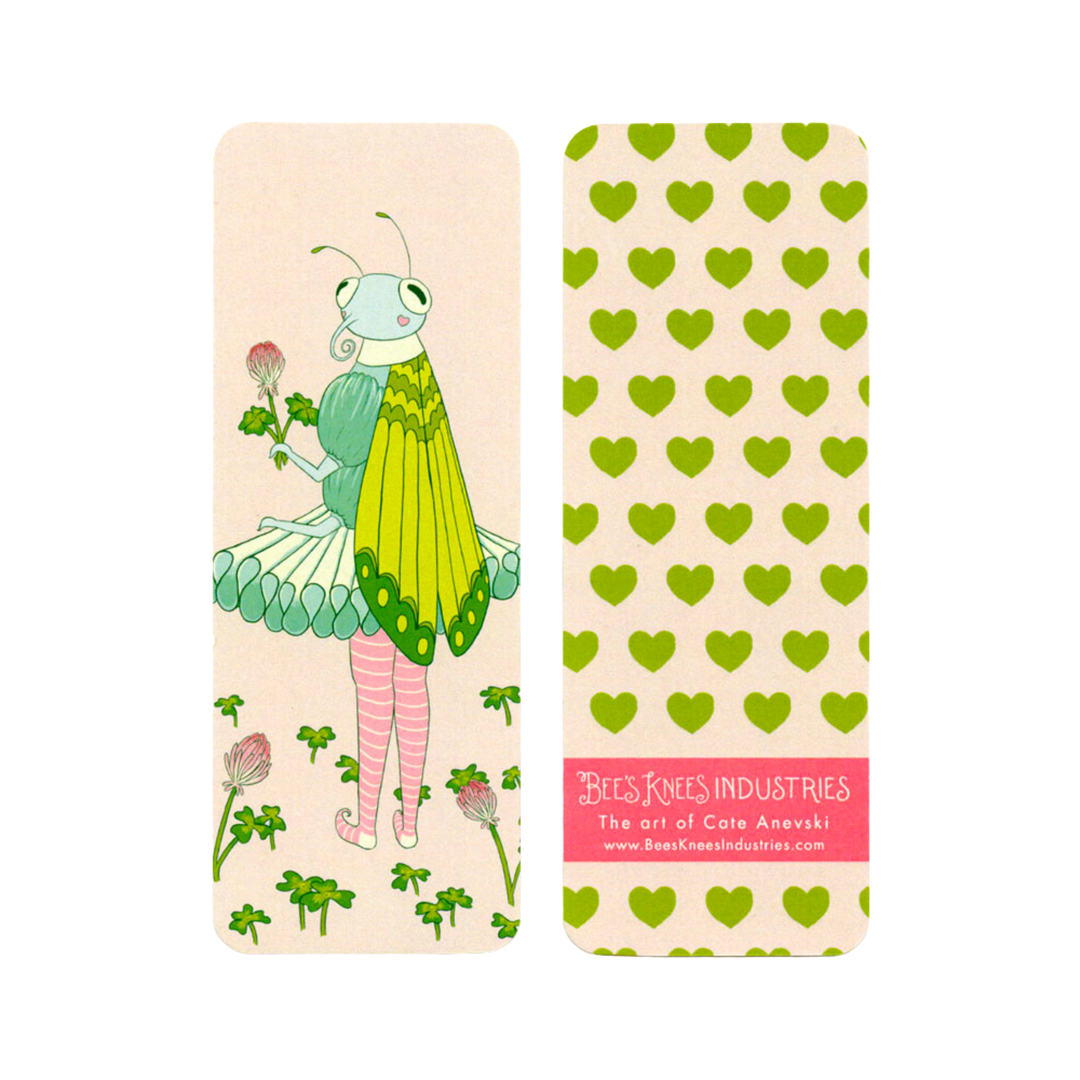 Clover Butterfly Bookmark