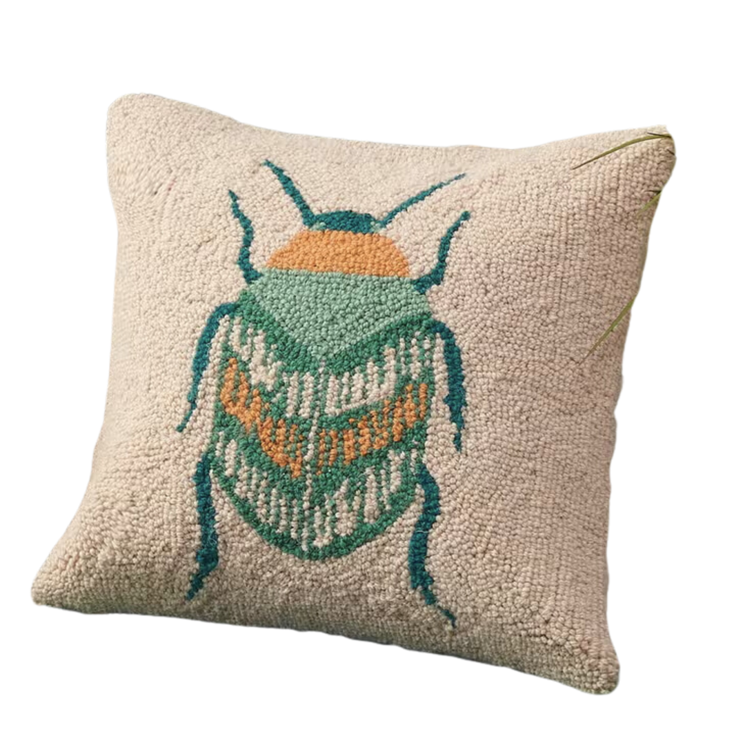 Ethereal Garden Beetle Hook Pillow