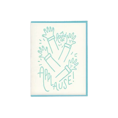 A Round of Applause Congratulations Card