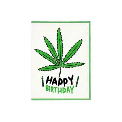 Happy Weed Day Birthday Card