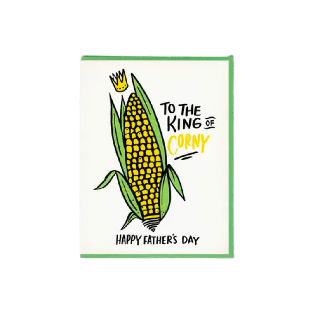 King Of Corny Father's Day Card