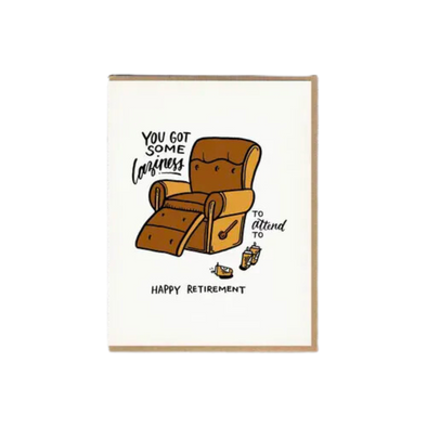Laziness Retirement Card