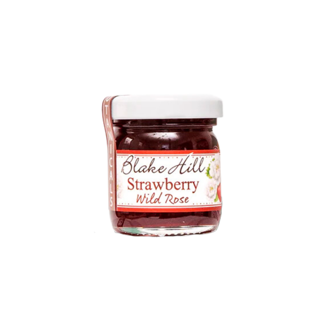 Blake Hill Preserves Strawberry with Wild Rose Mini 1.5 oz Preserves