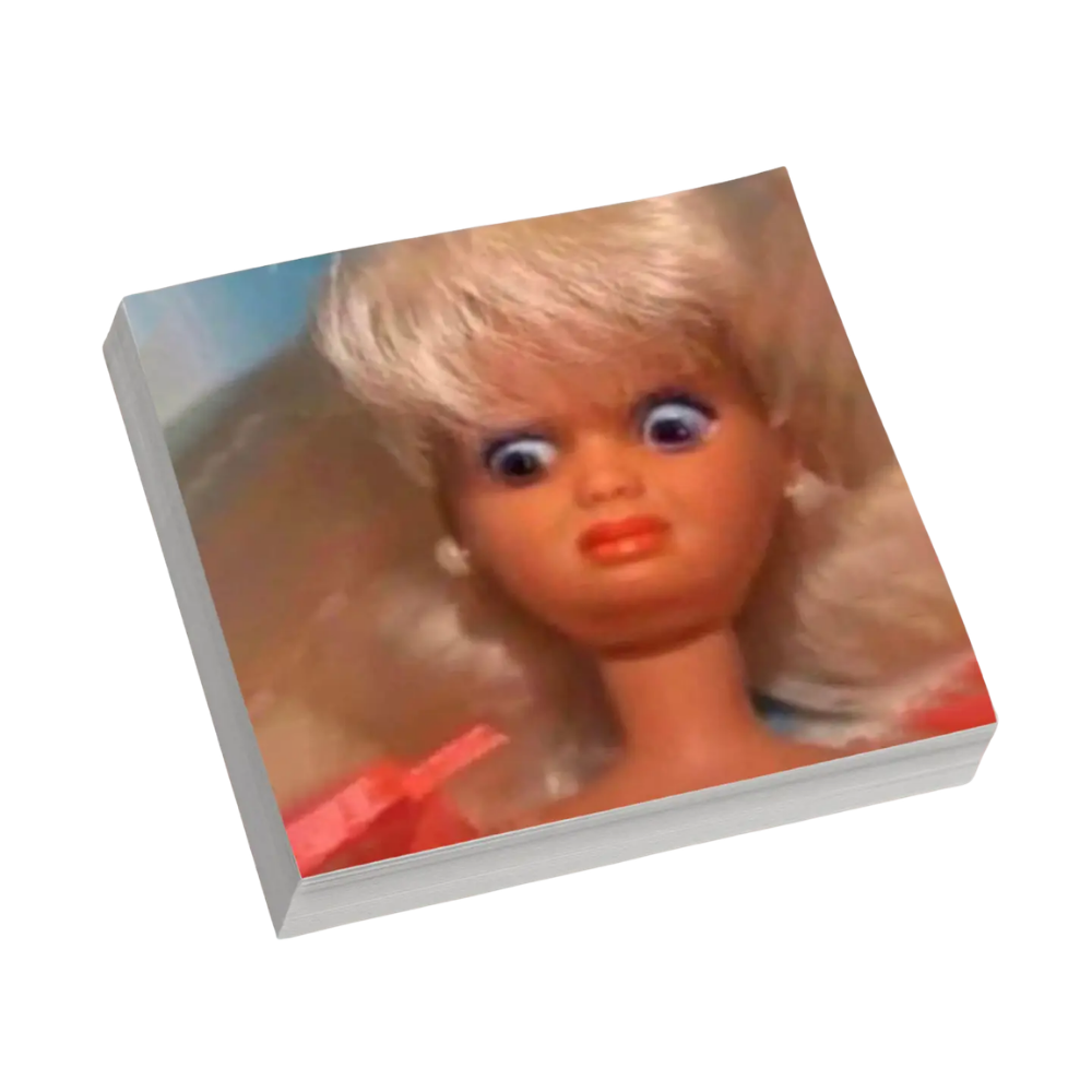 Gasping Doll Sticky Notes
